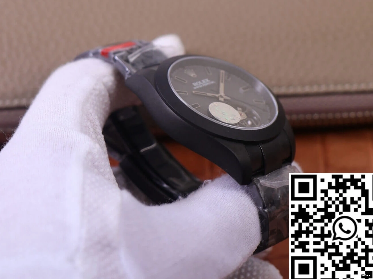 case JB Milgauss 116400 Label Black Factory LNT01HS-001 Replica Base Rolex Noir watch Design 1010